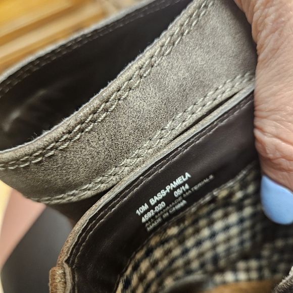 G.H. Bass & Co. Women's Gray Lace-Up Boots - Picture 6 of 7